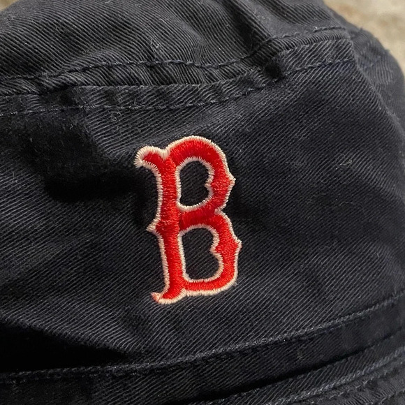 Navy Blue MLB Boston Red Sox Bucket Hat Twins Enterprise Genuine. - Picture 2 of 6